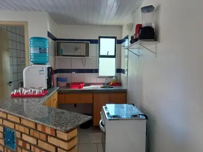 A cozinha ou kitchenette de Localização privilegiada, muito próximo do BEACH PARK