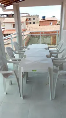 Uma varanda ou terraço em Casa Germania