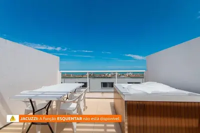 Uma varanda ou terraço em Beach Townhouses #C7 - Com jacuzzi by Carpediem