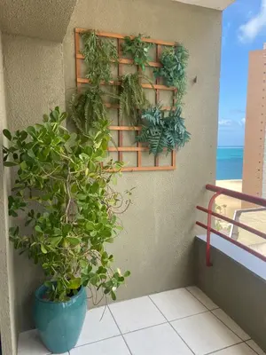 Uma varanda ou terraço em Flat Aconchegante - Praia de Iracema - Fortaleza - Ceará