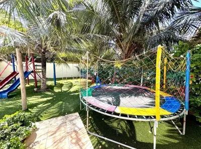 A planta de PALM BEACH Porto das dunas, climatizado, TÉRREO, luxuoso próximo ao Beach Park
