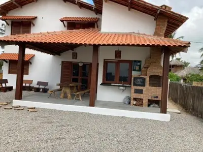 O edifício onde a casa de férias está situado