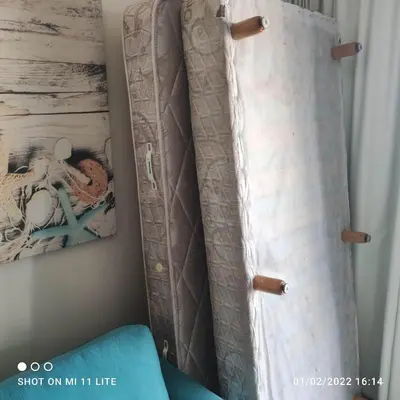 Uma cama ou camas num quarto em 8 VISTA MAR, MEIRELES, PRAIA MANSA