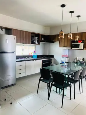 A cozinha ou kitchenette de Casa Lofstrom uma luxuosa com linda vista!