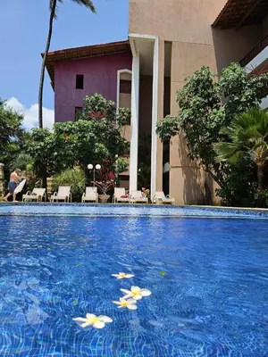 A piscina em ou perto de Apartamento pé na areia Cumbuco