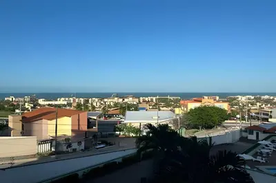 Uma vista do mar geral ou uma vista do mar a partir da casa de férias