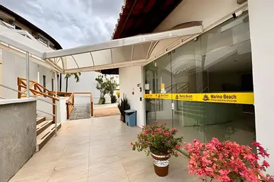 Uma varanda ou terraço em Studio a 1km do Beach Park