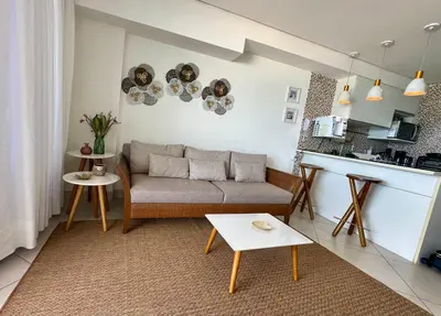 A cozinha ou kitchenette de Landscape Platinum - Flat de frente para o Mar