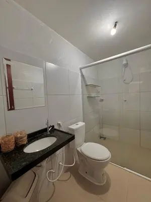 Uma casa de banho em Casa du Vento