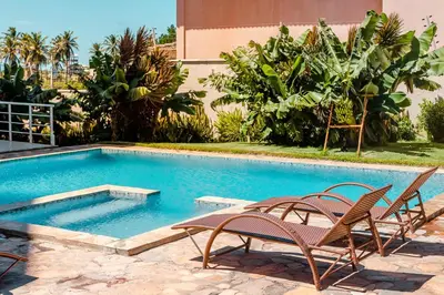 A piscina em ou perto de BELÍSSIMO 2 SUÍTES- PRÓXIMO DA PRAIA I SAN GIACOMO