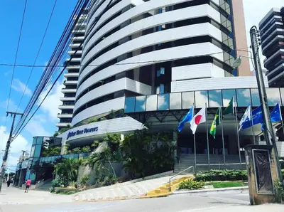 O edifício onde o aparthotel está situado