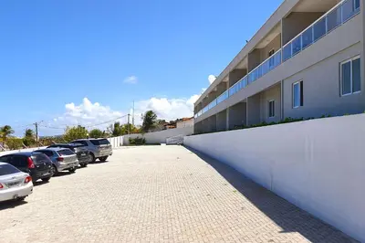 O edifício onde a casa de férias está situado