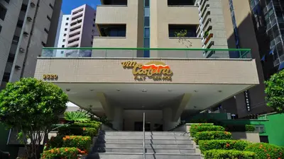 O edifício onde o aparthotel está situado