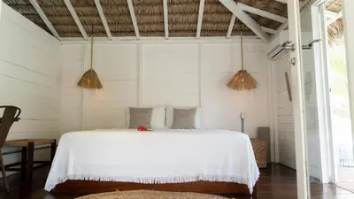 Uma cama ou camas num quarto em Preabeach Boutique Hotel & SPA