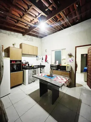 A cozinha ou kitchenette de Kitnet mobiliado, confortável e bem localizado.