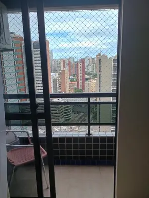 Uma varanda ou terraço em Top Flat Fortaleza