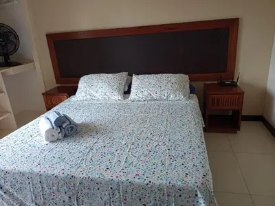 Uma cama ou camas num quarto em CUMBUCO - Eco Paradise - AP 112 - Rezende temporada