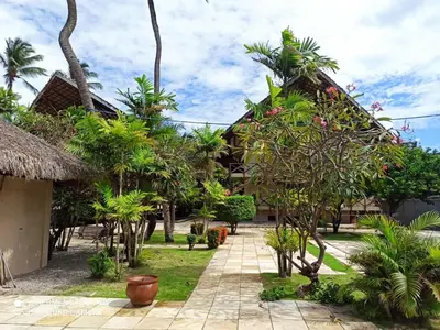 Um jardim no exterior de CUMBUCO - Eco Paradise - AP 112 - Rezende temporada