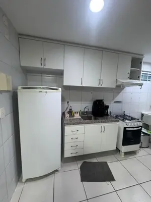 A cozinha ou kitchenette de Apartament Beach Fortaleza