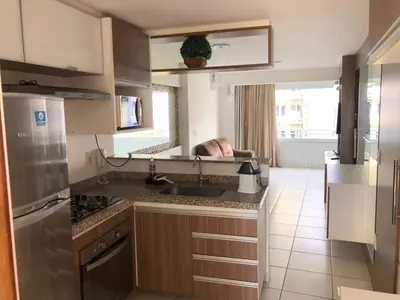 A cozinha ou kitchenette de APART HOTEL BEACH CLASS FORTALEZA!