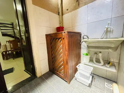 Uma casa de banho em Aluguel Apto. Triplex Guaramiranga.
