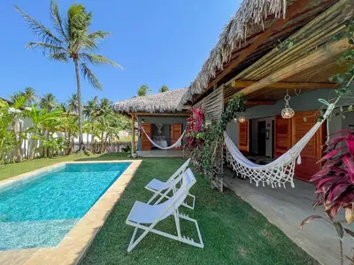 A piscina em ou perto de Casa super charmosa com piscina em Icaraizinho!