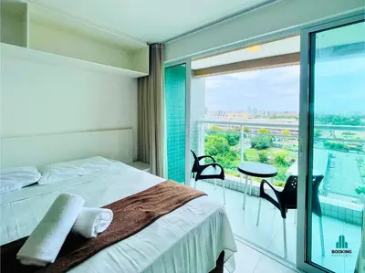 Uma cama ou camas num quarto em Fortaleza Sul by Holiday Stays