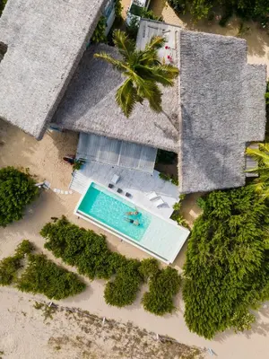 A piscina em ou perto de Beach Houses Moitas