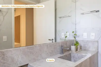 Uma casa de banho em Térreo varanda gourmet/churrasco VG Sun Cumbuco