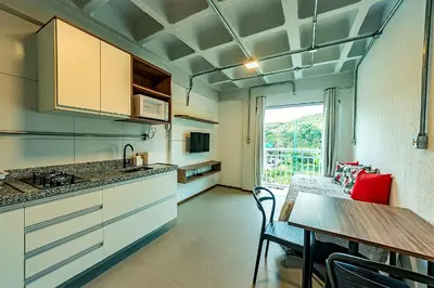 A cozinha ou kitchenette de Antiquus ApartHotel