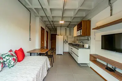 A cozinha ou kitchenette de Antiquus ApartHotel
