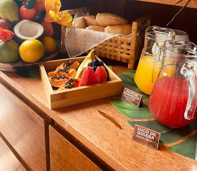 Refeições no hotel ou nas proximidades