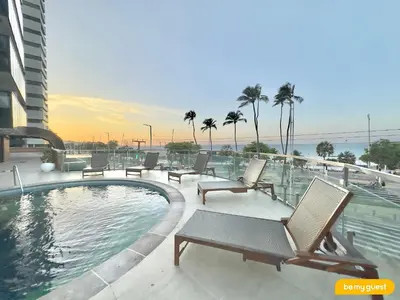 A piscina em ou perto de Apartamento na Beira Mar de Fortaleza