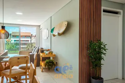 Uma área de estar em Apê na Areia 3Qtos para Famílias Grandes! Pertinho do Beach Park, acesso direto para a praia e Lazer Completo