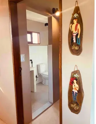 Uma casa de banho em Loft Canoa