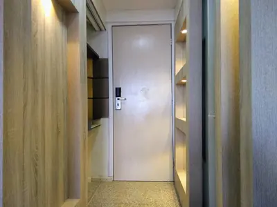 A planta de Apt. Em hotel na Av. Beira Mar em Fortaleza