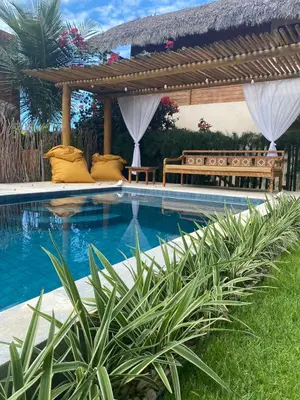 A piscina em ou perto de Vila Gará Kite House - Ilha do Guajiru