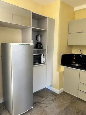 A cozinha ou kitchenette de Flat avenida abolição 2323 apto 1404