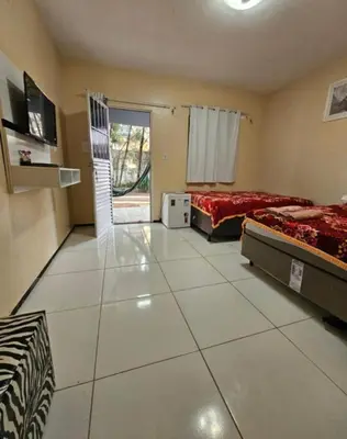 A cozinha ou kitchenette de Capitólio 05 Hospedagem em Canoa Quebrada Ce
