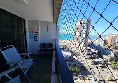 Uma varanda ou terraço em Flat Via Venetto Apto1505