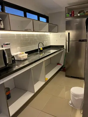 Uma casa de banho em Lindo apartamento a poucos passos da praia. Vem Fortalezear!
