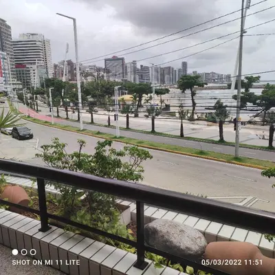 Uma vista geral de Fortaleza ou a vista da cidade a partir do apartamento