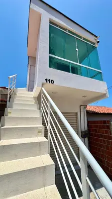 O edifício onde o apartamento está situado