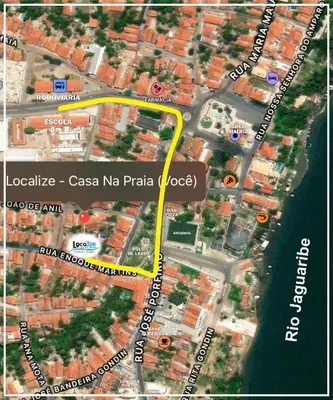A planta de Localize casa na praia