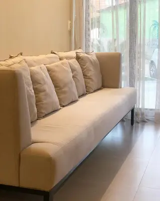 Uma área de estar em Hotel Icaraí Beach