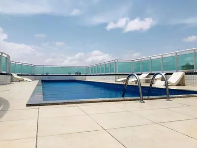A piscina em ou perto de Vista espetacular da Praia de Iracema - Ap. 1405
