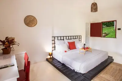 Uma cama ou camas num quarto em Casa Ryokan