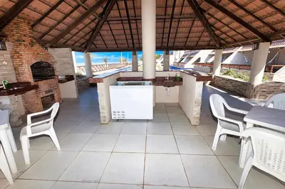 A cozinha ou kitchenette de Cumbuco Ocean View