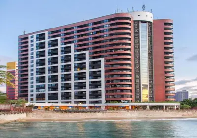 O edifício onde o apartamento está situado