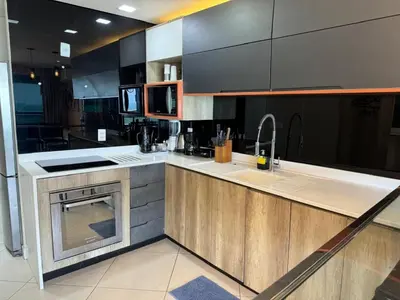 A cozinha ou kitchenette de Beira Mar Fortaleza Landscape